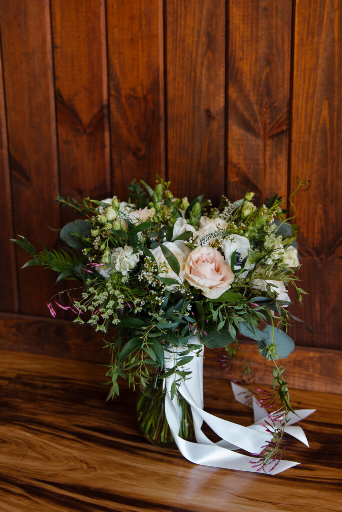 Elopement bouquet by the Blossom Jar