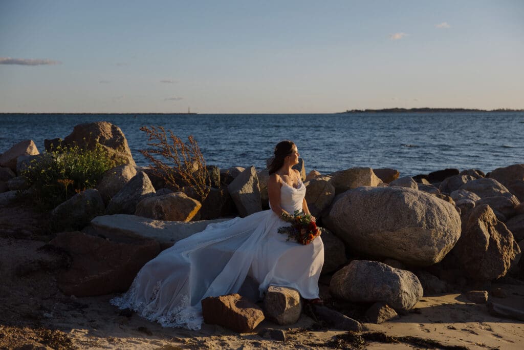 Stonington Connecticut Bridal Portraits