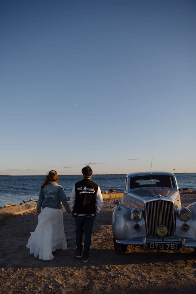 Stonington Wedding Vintage Car