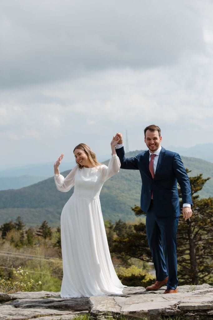 Grandfather Mountain Wedding Elopement
