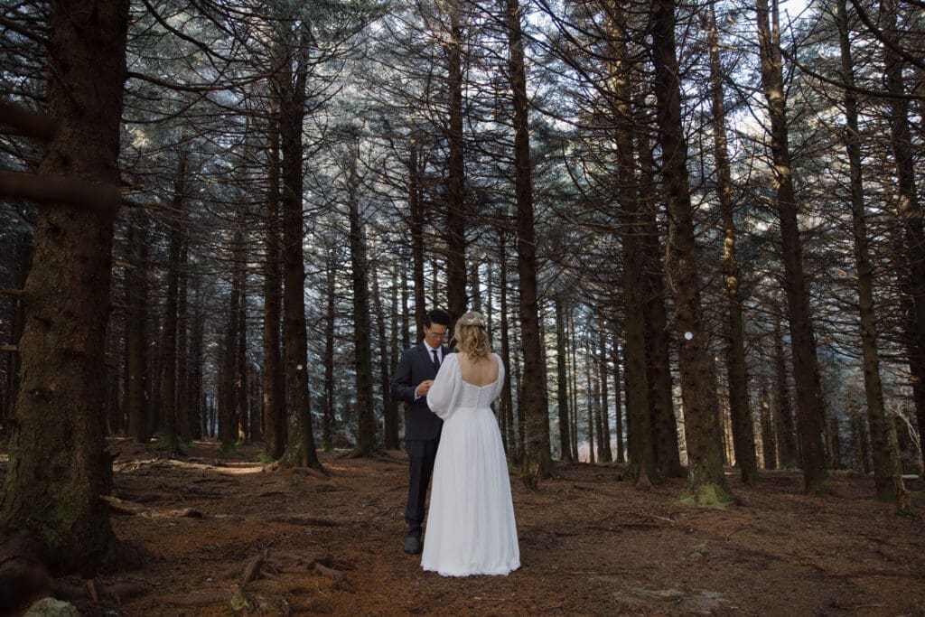 Adventure Elopement First Look