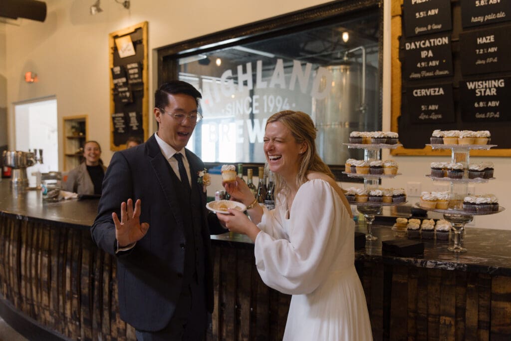 Highland Brewing Wedding Reception