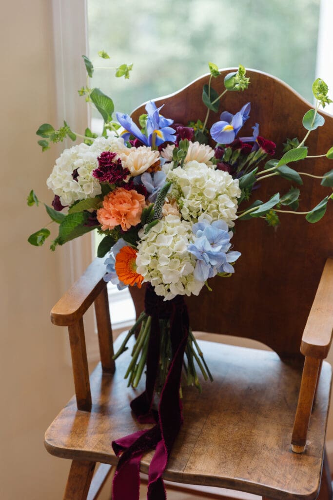 DIY elopement bouquet